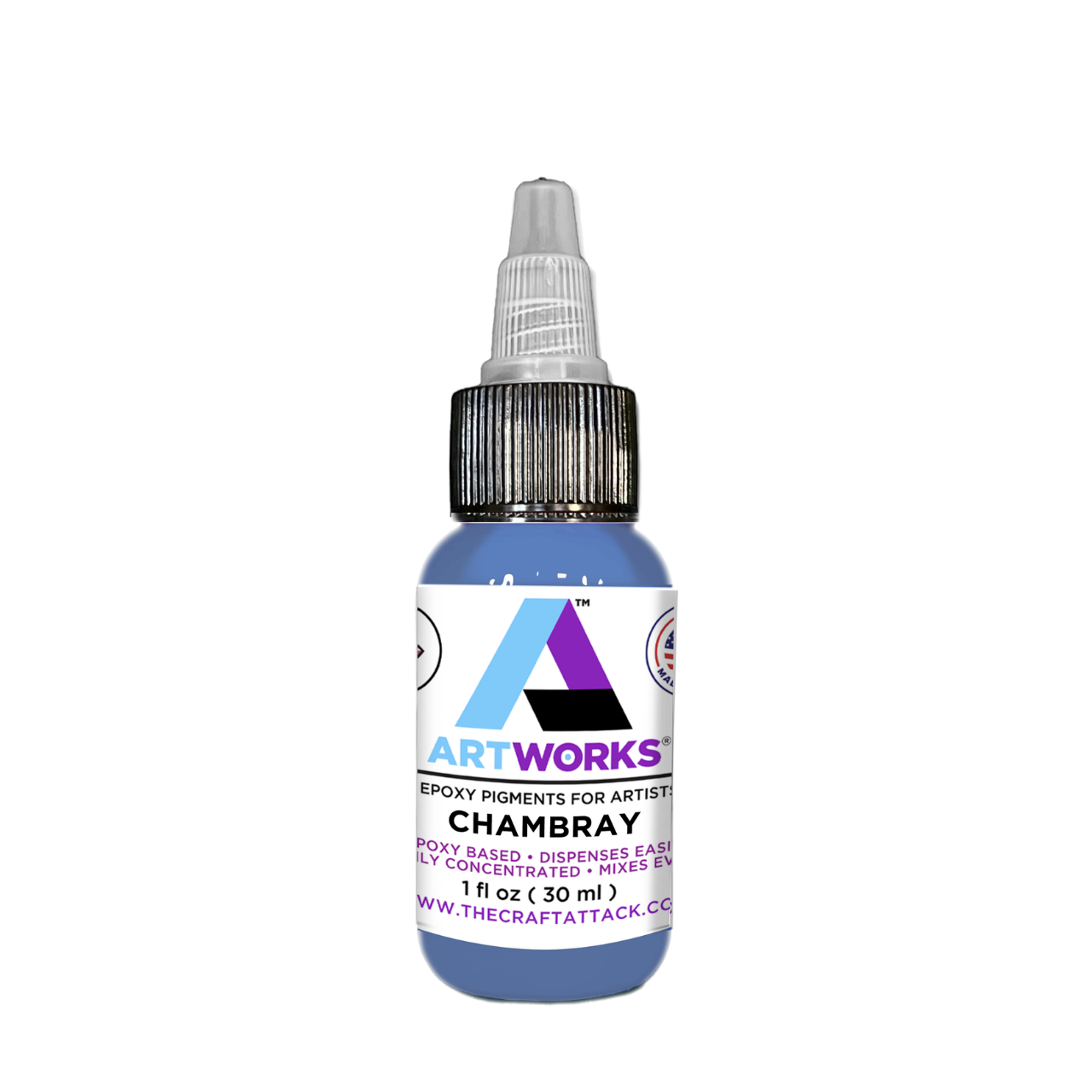 The Craft Attack® is your one stop source for our Artworks ® #1 Best Selling crystal clear resin pigments that are safe, UV resistant, FDA Compliant, non Toxic, and non GMO. Our own chemists designed our crafting resin that is also high heat resistant, perfect for crafting projects, tumblers crafting, counter tops, river tables, coasters, geodes, flooring, tile, wood, DIY projects, pendants, necklaces, surfboard, surfing, marine, boating, wood, tile, floors, earrings, jewelry repairs, etc.