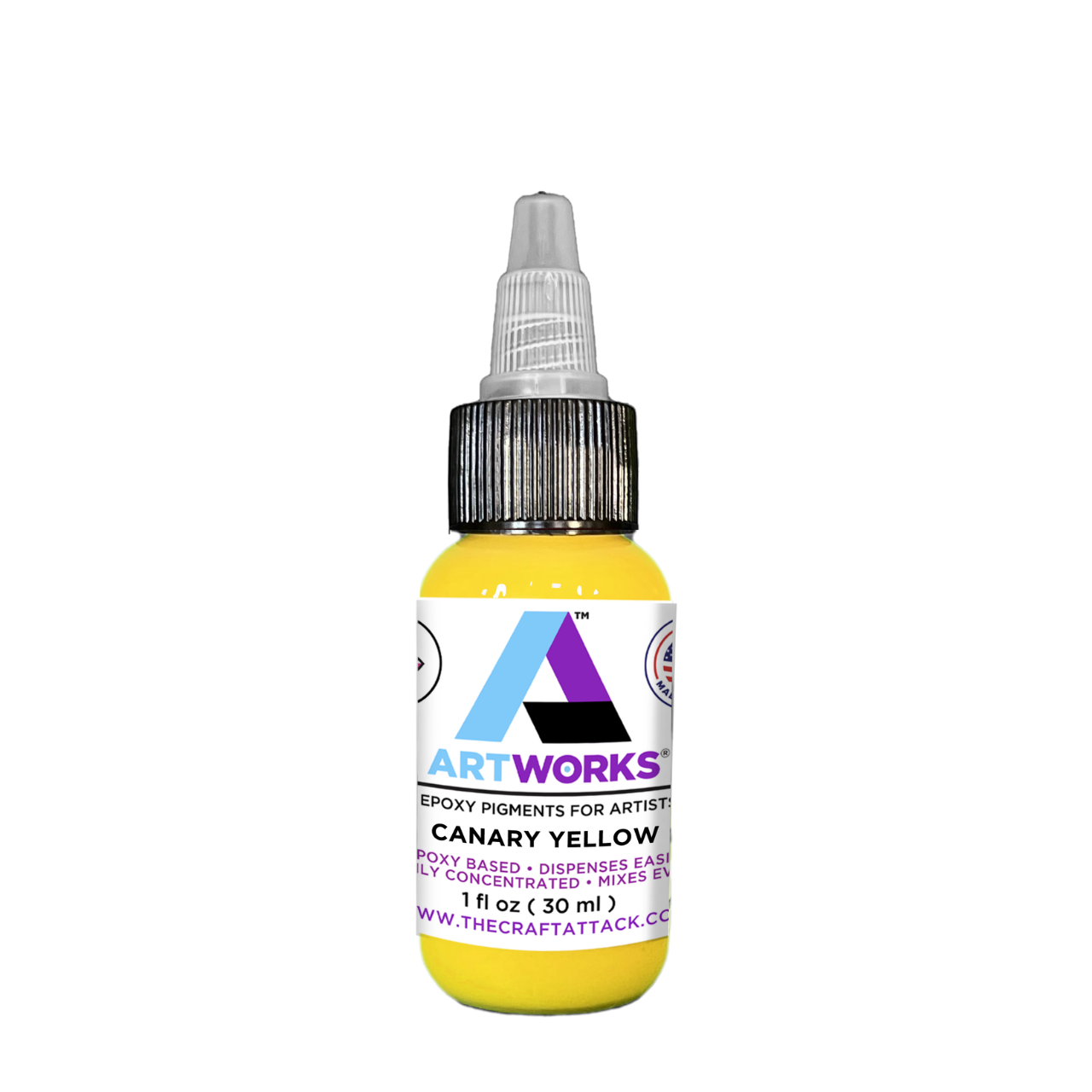 The Craft Attack® is your one stop source for our Artworks ® #1 Best Selling crystal clear resin pigments that are safe, UV resistant, FDA Compliant, non Toxic, and non GMO. Our own chemists designed our crafting resin that is also high heat resistant, perfect for crafting projects, tumblers crafting, counter tops, river tables, coasters, geodes, flooring, tile, wood, DIY projects, pendants, necklaces, surfboard, surfing, marine, boating, wood, tile, floors, earrings, jewelry repairs, etc.