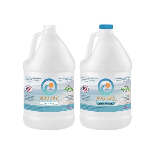 NEW: Malibu ® Epoxy Resin for Surfboards, Boating and Marine 1 Gallon