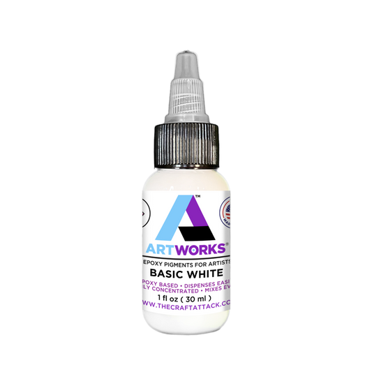 The Craft Attack® is your one stop source for our Artworks ® #1 Best Selling crystal clear resin pigments that are safe, UV resistant, FDA Compliant, non Toxic, and non GMO. Our own chemists designed our crafting resin that is also high heat resistant, perfect for crafting projects, tumblers crafting, counter tops, river tables, coasters, geodes, flooring, tile, wood, DIY projects, pendants, necklaces, surfboard, surfing, marine, boating, wood, tile, floors, earrings, jewelry repairs, etc.